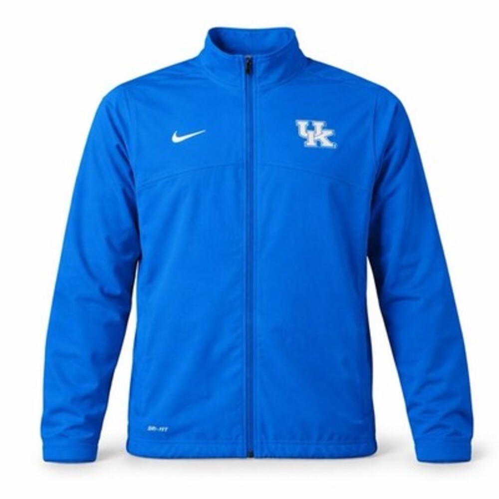 Nike Dri-Fit UK Kentucky Wildcats Team Issued 1/4 Zip Pullover Blue Men’s Large